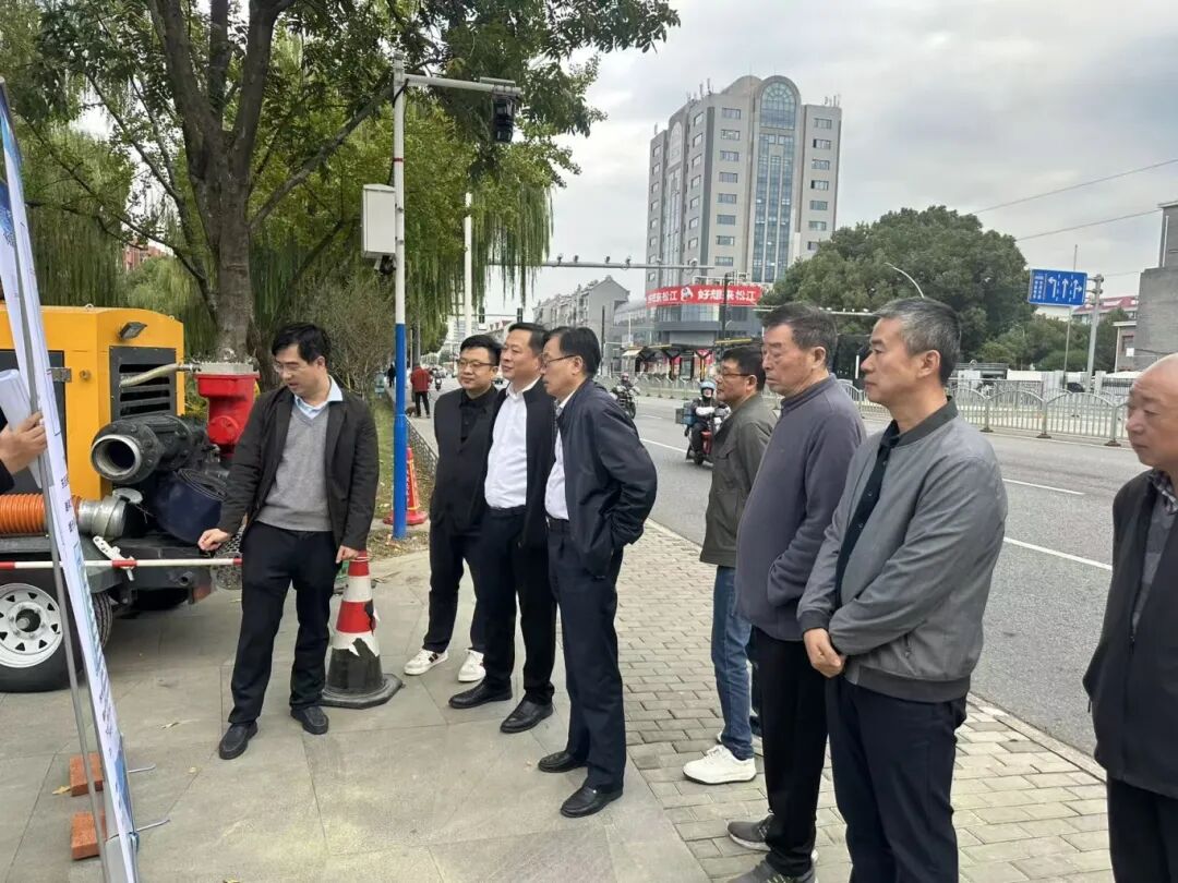 防汛备汛工作 | 市防汛办赴松江区检查调研防汛工作