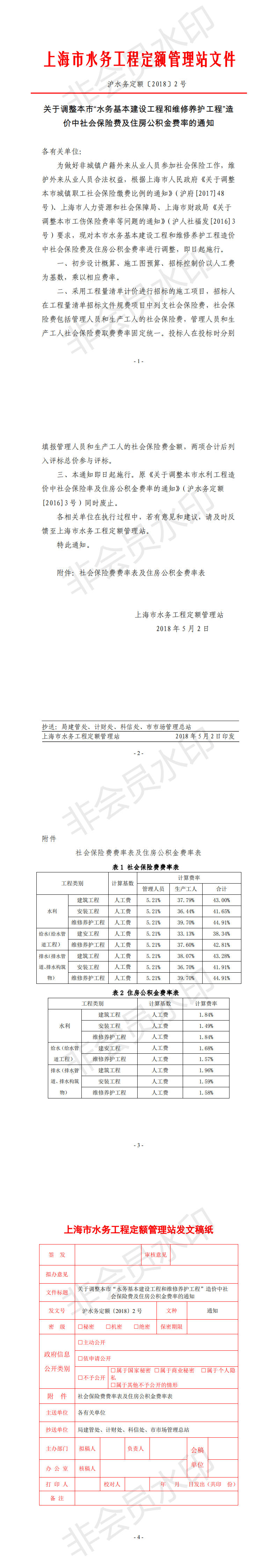 关于调整本市“水务基本建设工程和维修养护工程”造价中社会保险费及住房公积金费率的通知_0.png